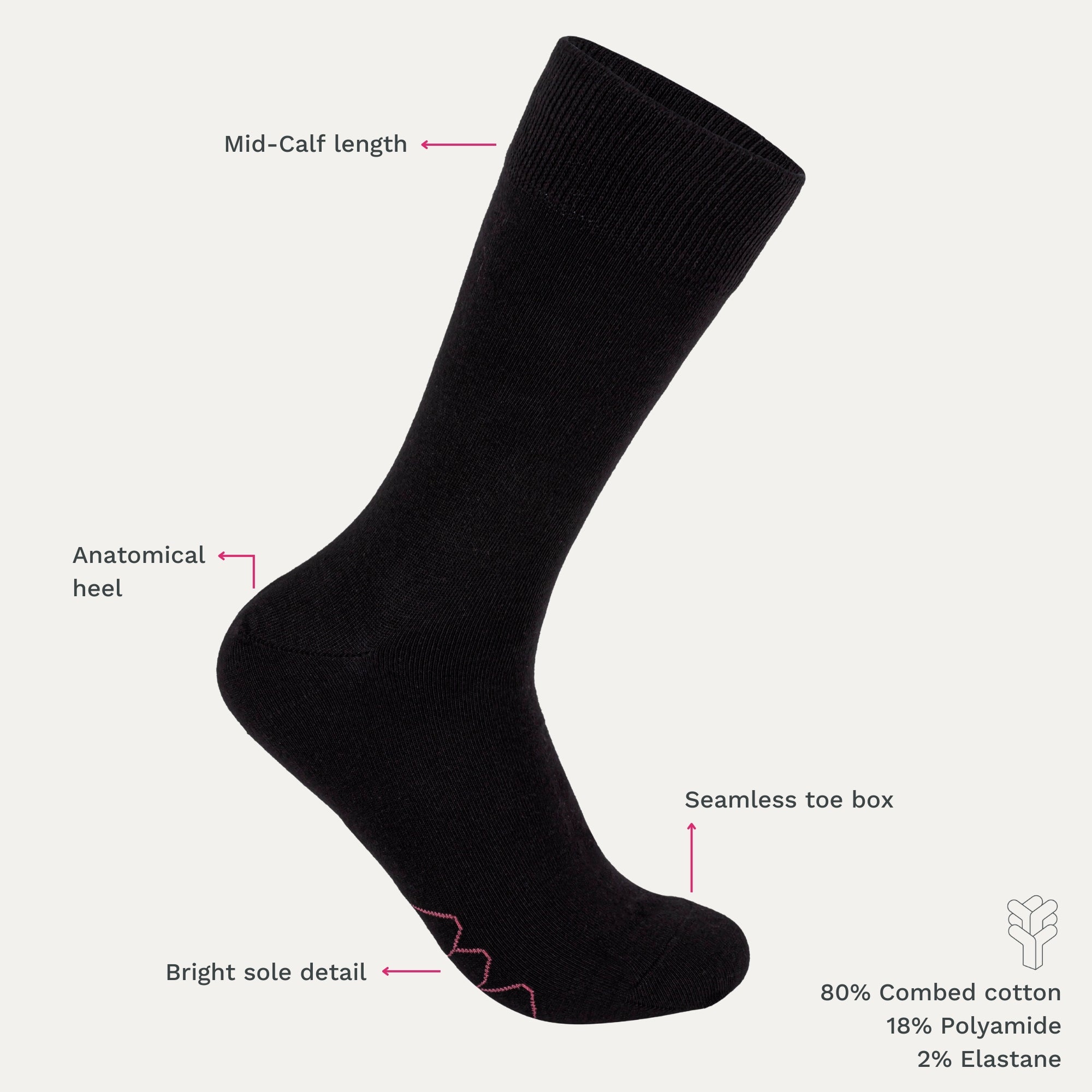 A_Week_Of_Socks_Mid-Calf-Socks_Specifications